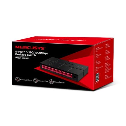 Суич Mercusys Switch MS108G 10/100/1000 Mbps